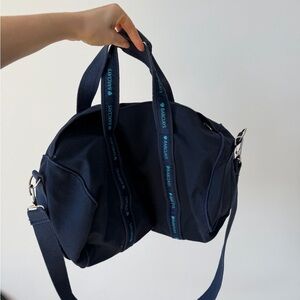Navy Barclays Branded Canvas Shoulder Bag